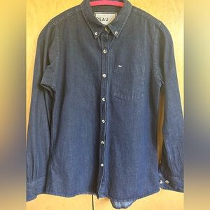 Classic Peau de Loup denim Oxford